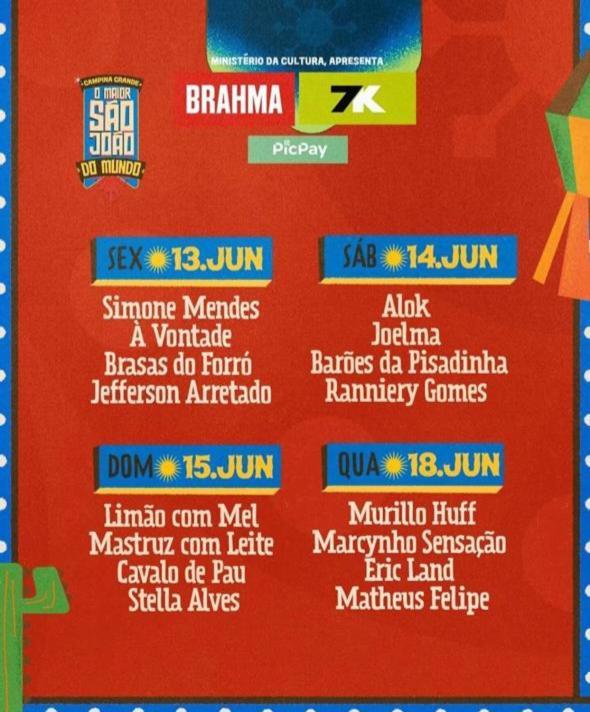 Apt 2 Km De Distancia Do Parque Do Povo Para O Maior Sao Joao Do Mundo Καμπίνα Γκράντε Εξωτερικό φωτογραφία